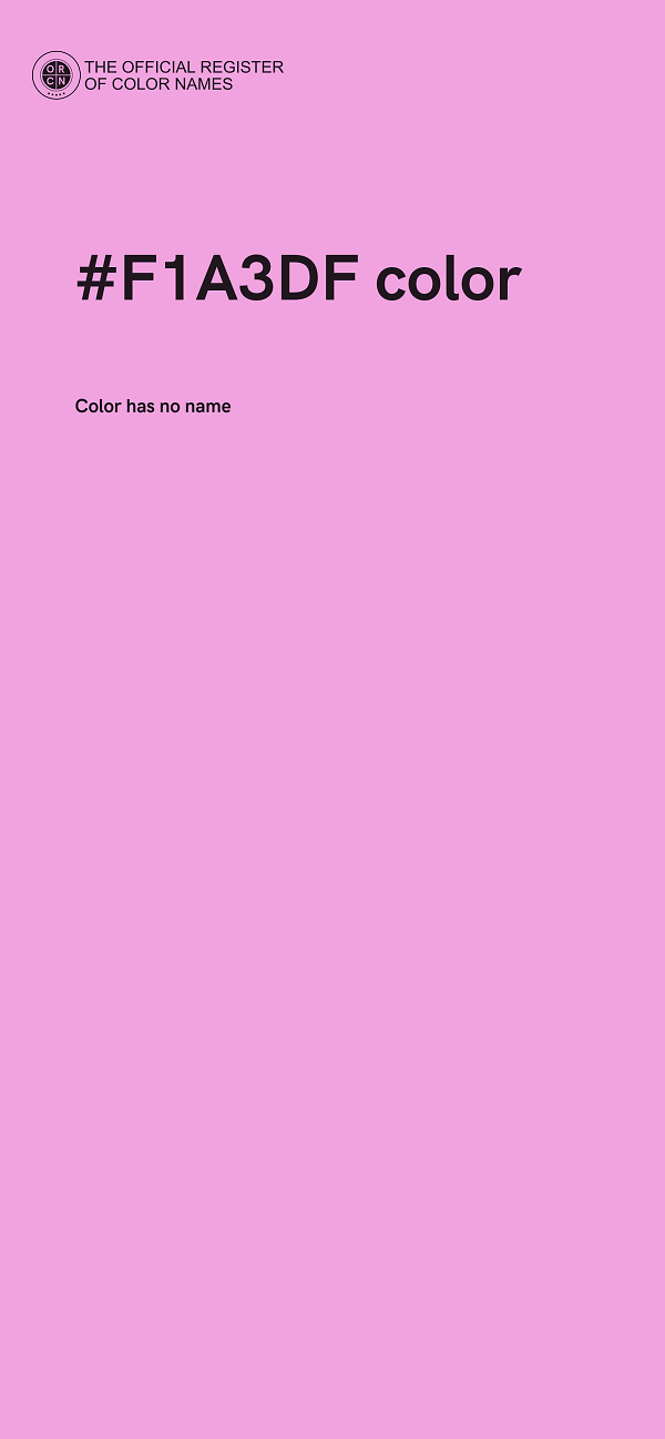 #F1A3DF color image