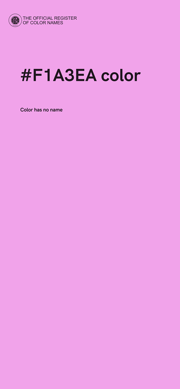 #F1A3EA color image