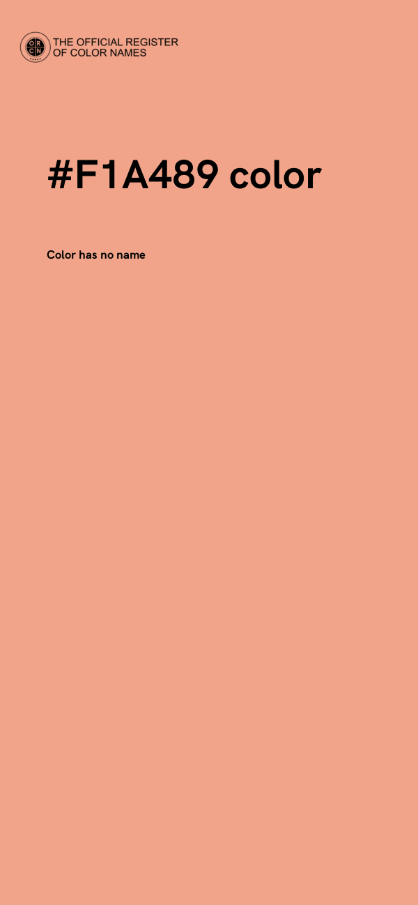 #F1A489 color image