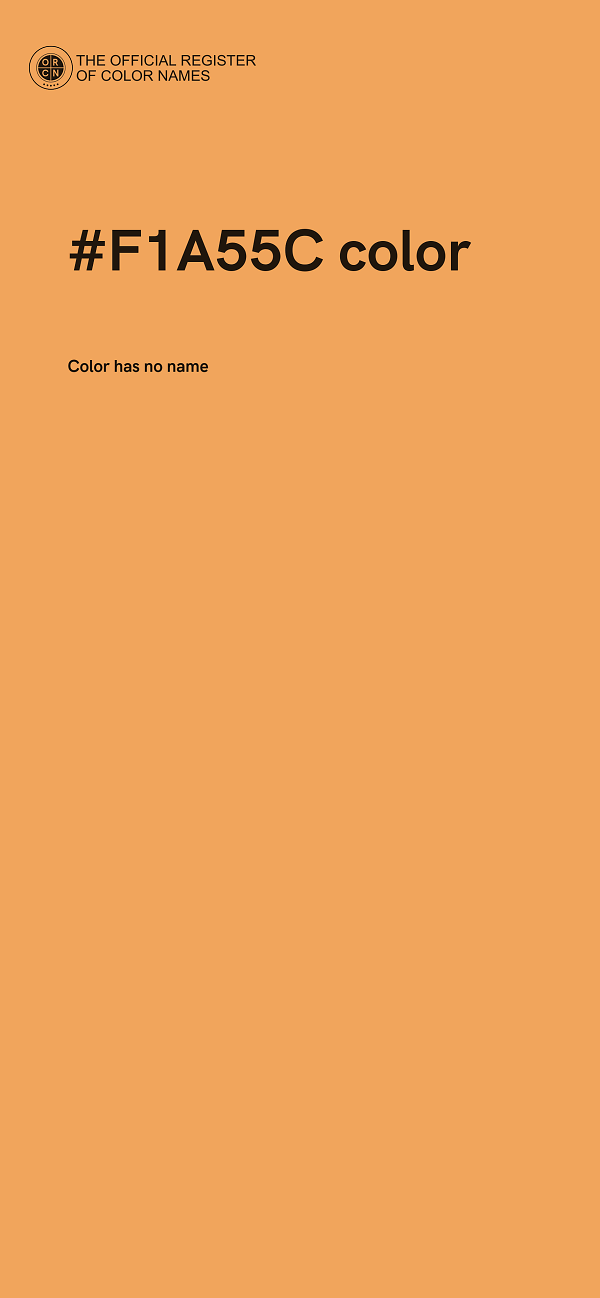 #F1A55C color image