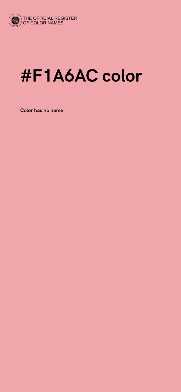 #F1A6AC color image