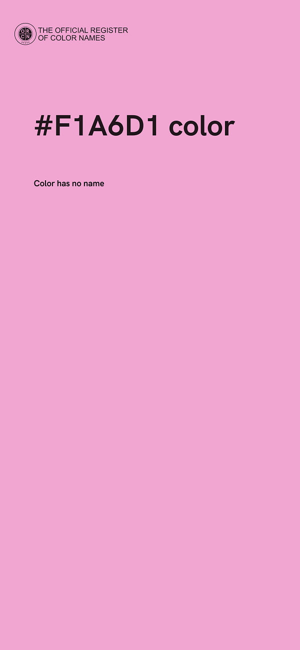 #F1A6D1 color image