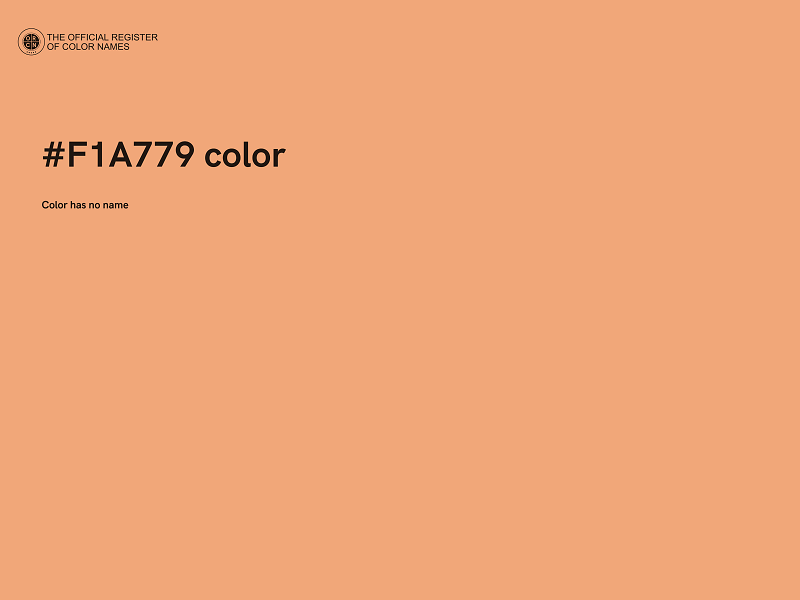 #F1A779 color image