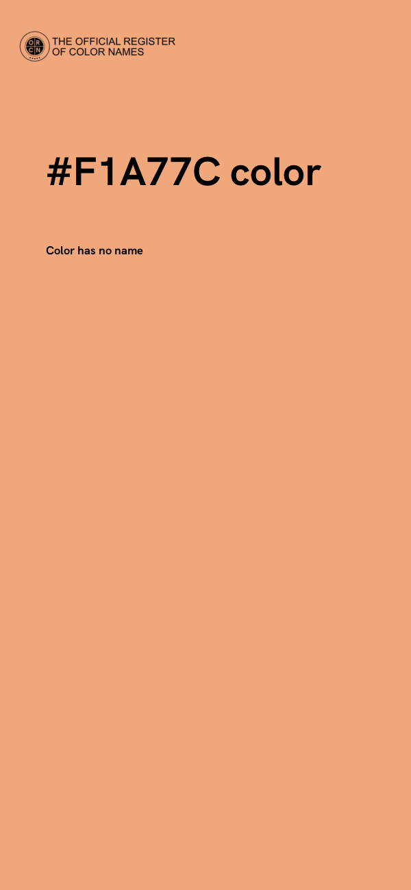 #F1A77C color image