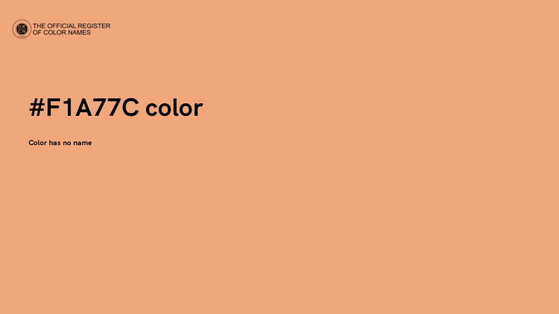 #F1A77C color image
