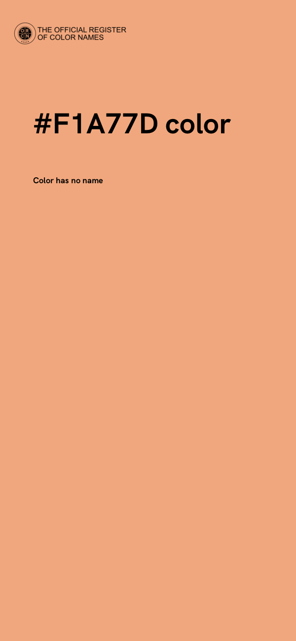 #F1A77D color image