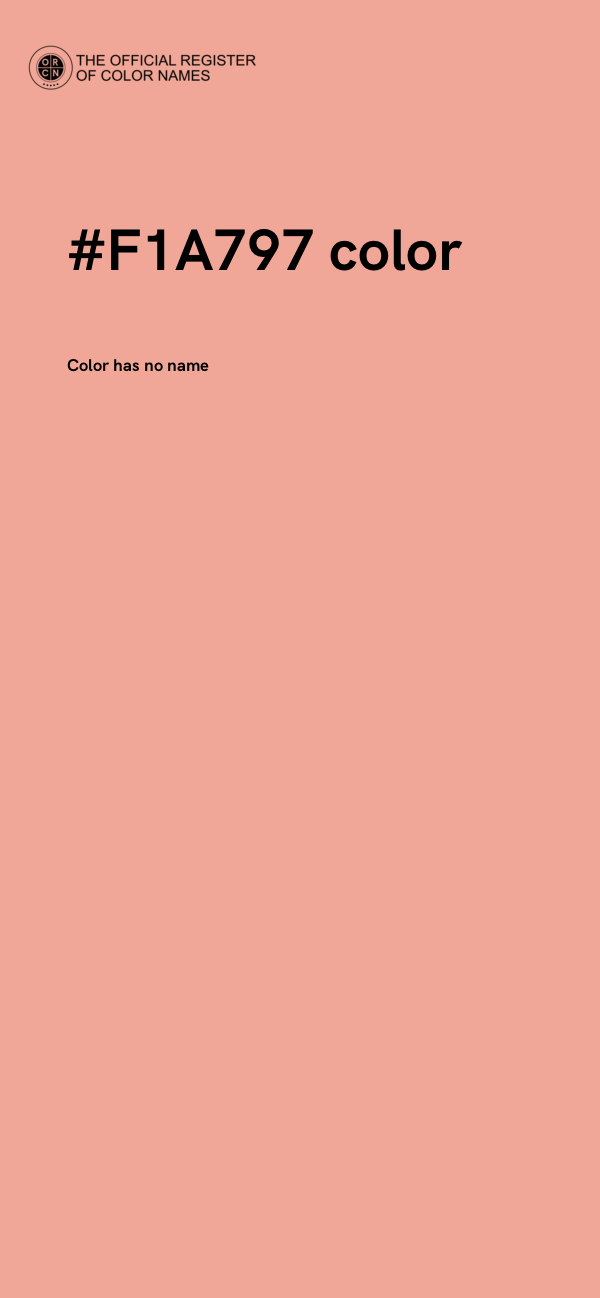 #F1A797 color image