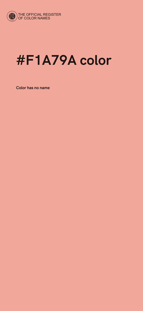 #F1A79A color image