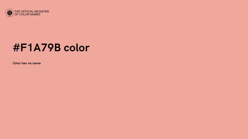 #F1A79B color image