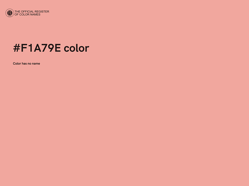 #F1A79E color image