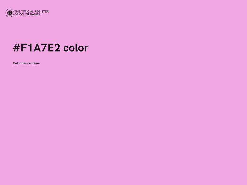 #F1A7E2 color image