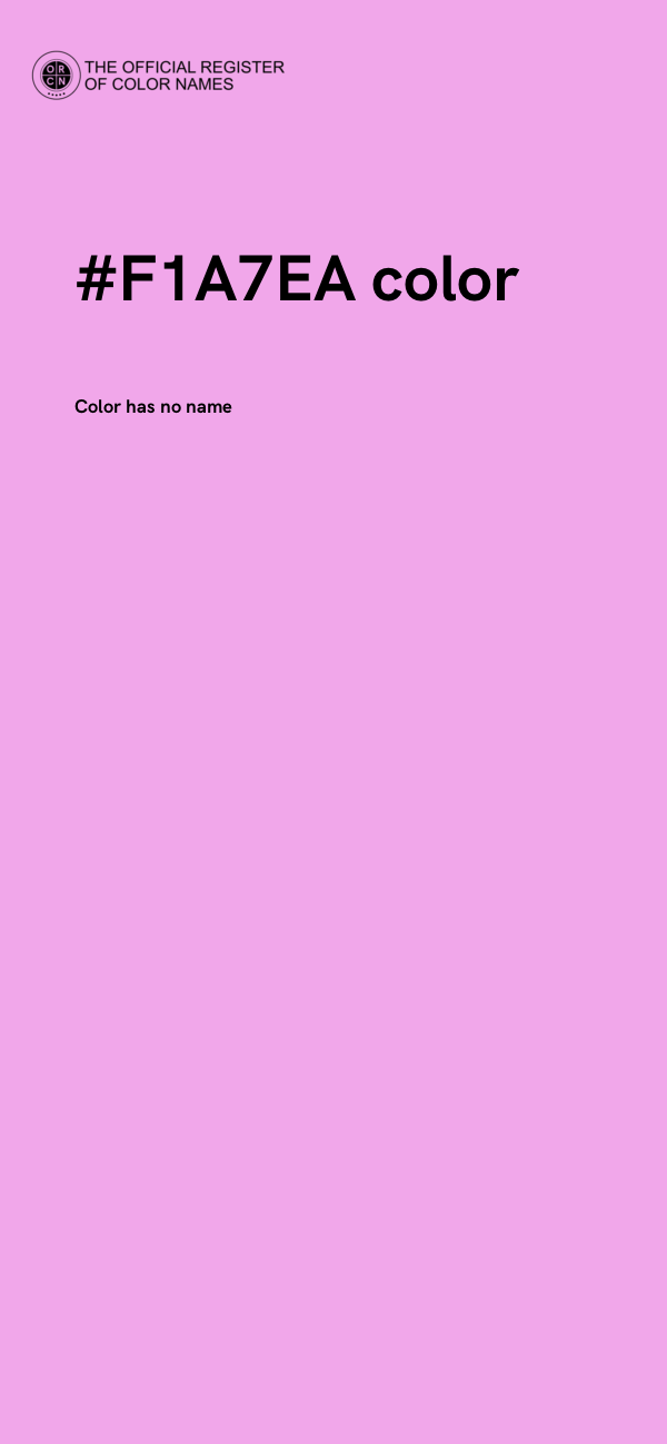 #F1A7EA color image