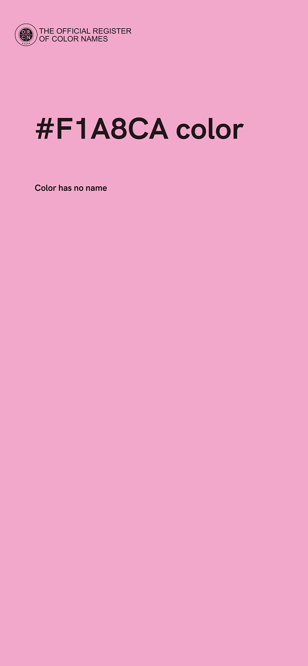 #F1A8CA color image