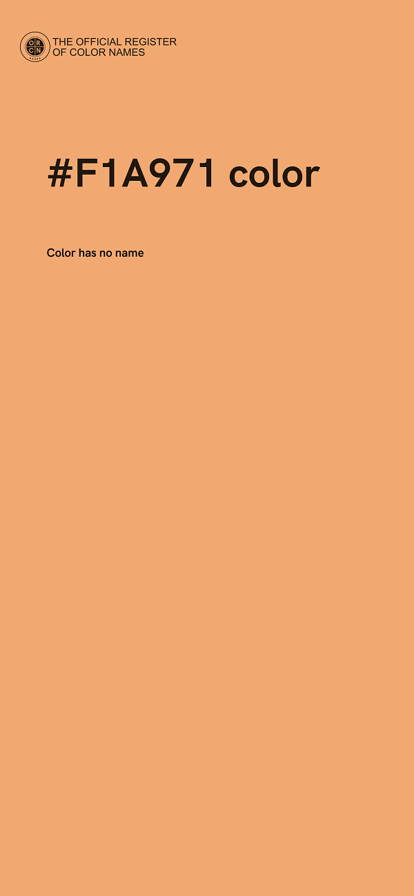 #F1A971 color image