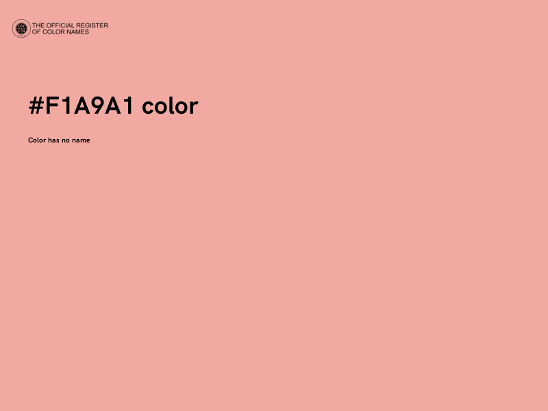 #F1A9A1 color image