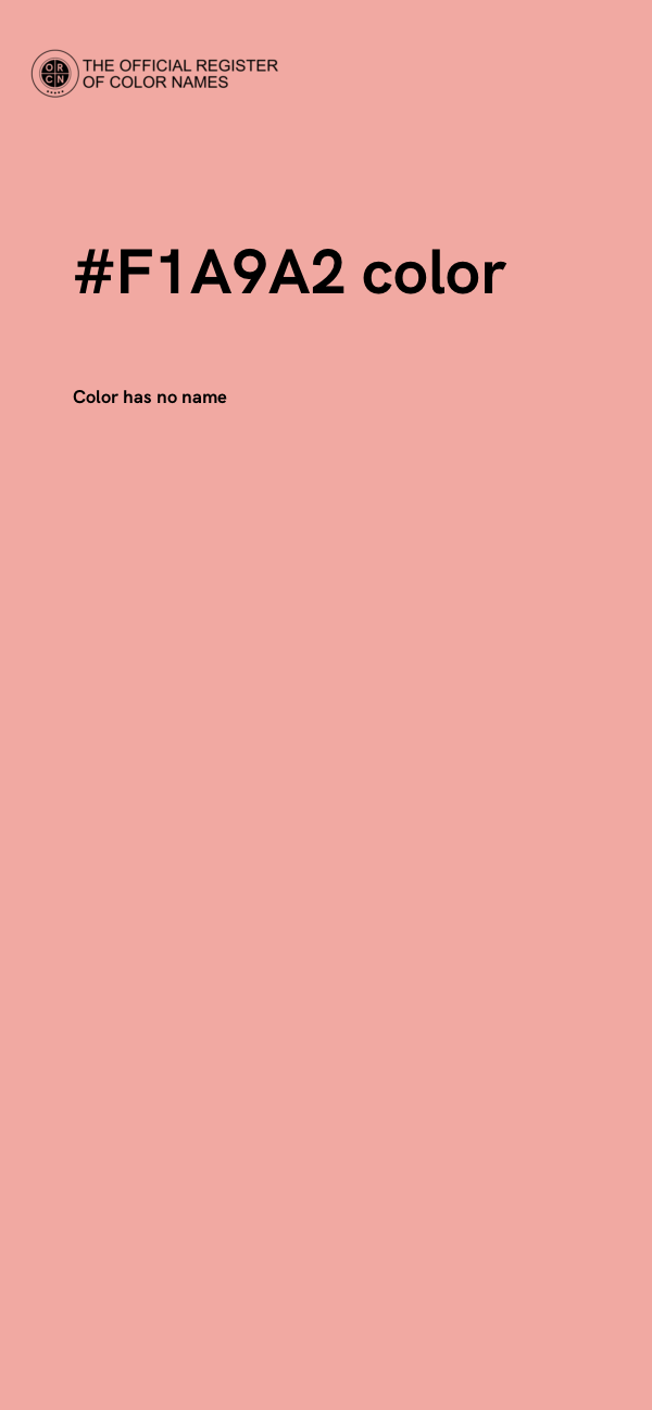 #F1A9A2 color image