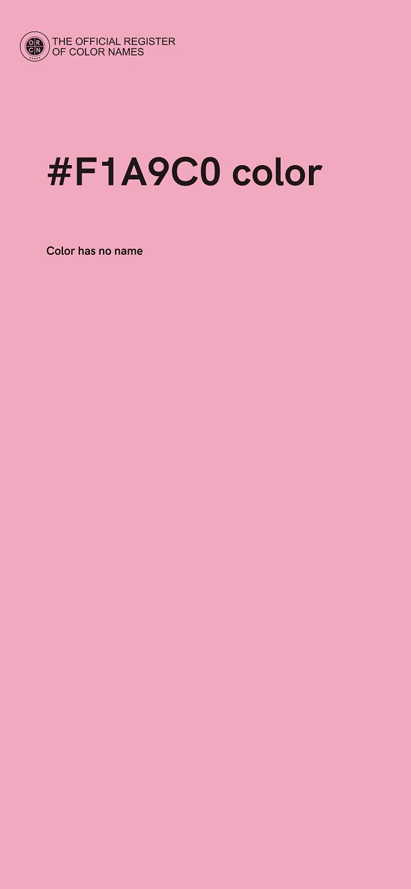 #F1A9C0 color image