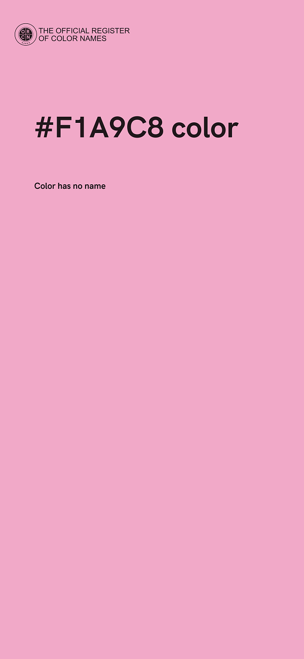 #F1A9C8 color image