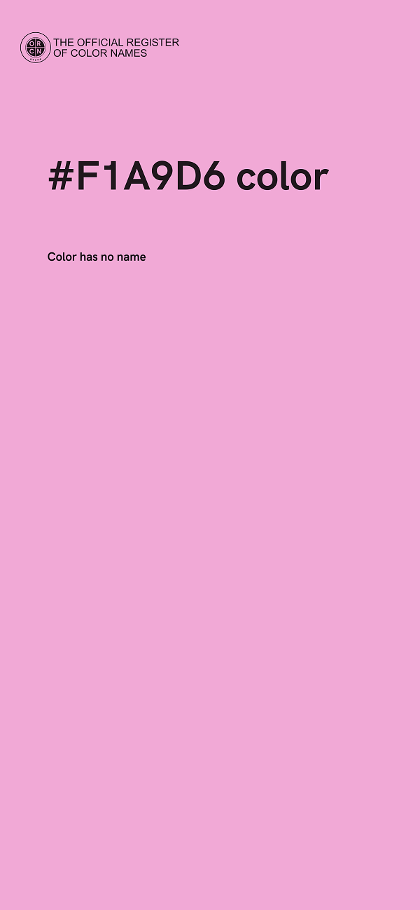 #F1A9D6 color image