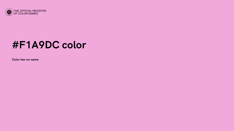 #F1A9DC color image
