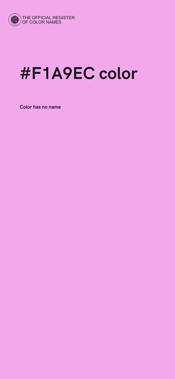 #F1A9EC color image