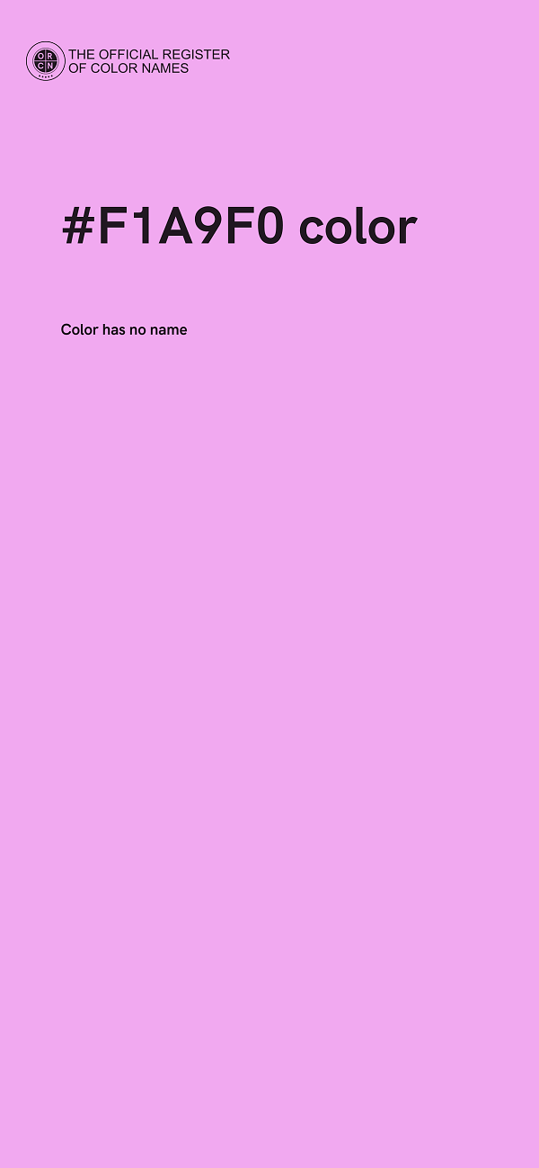 #F1A9F0 color image