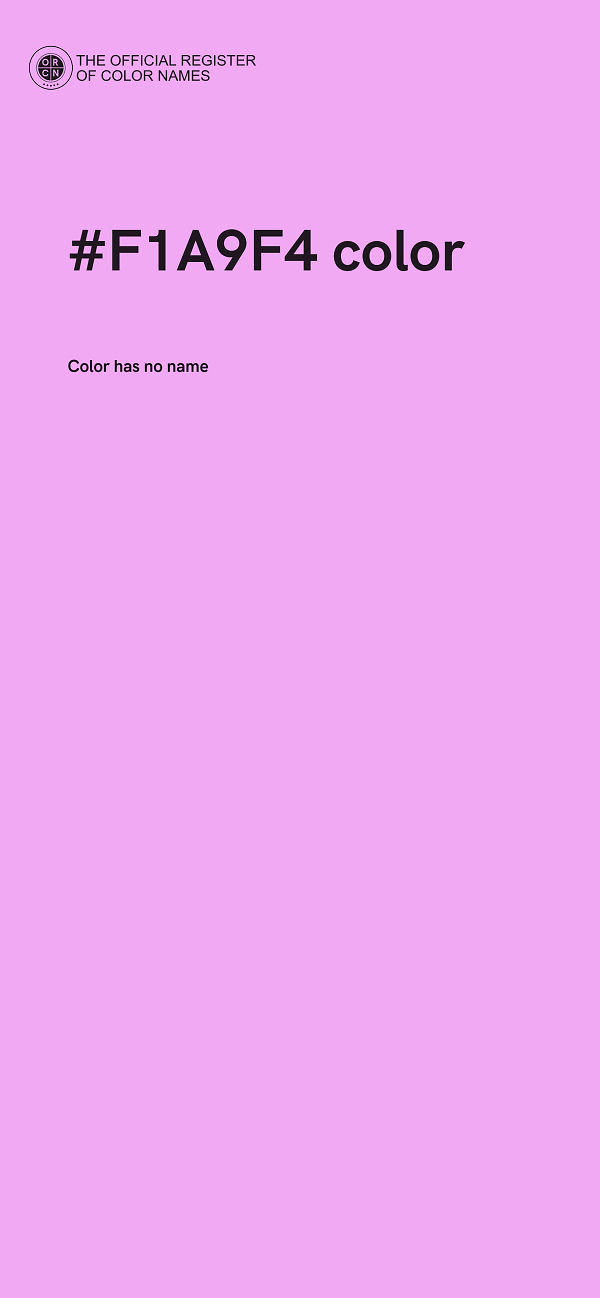 #F1A9F4 color image