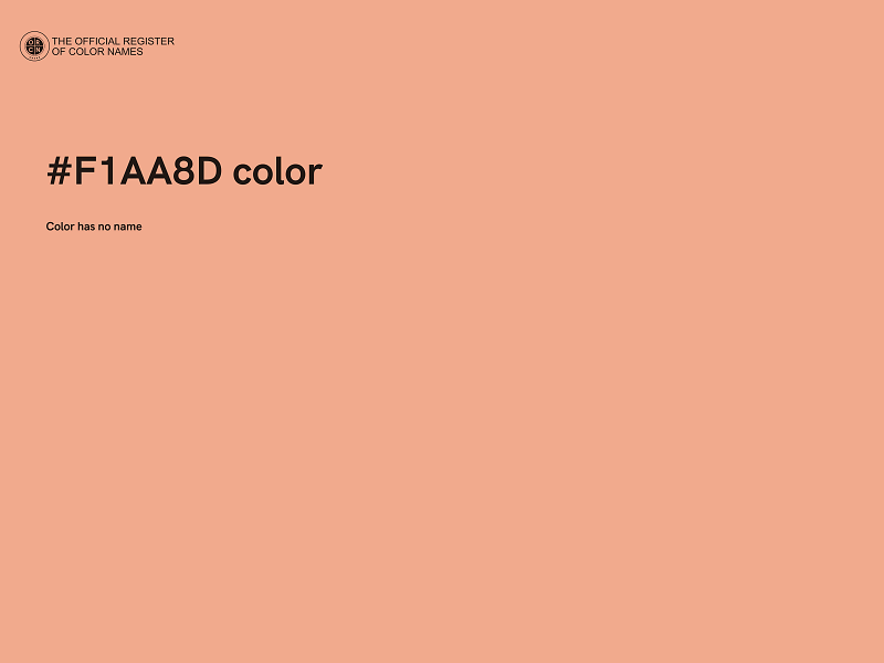 #F1AA8D color image