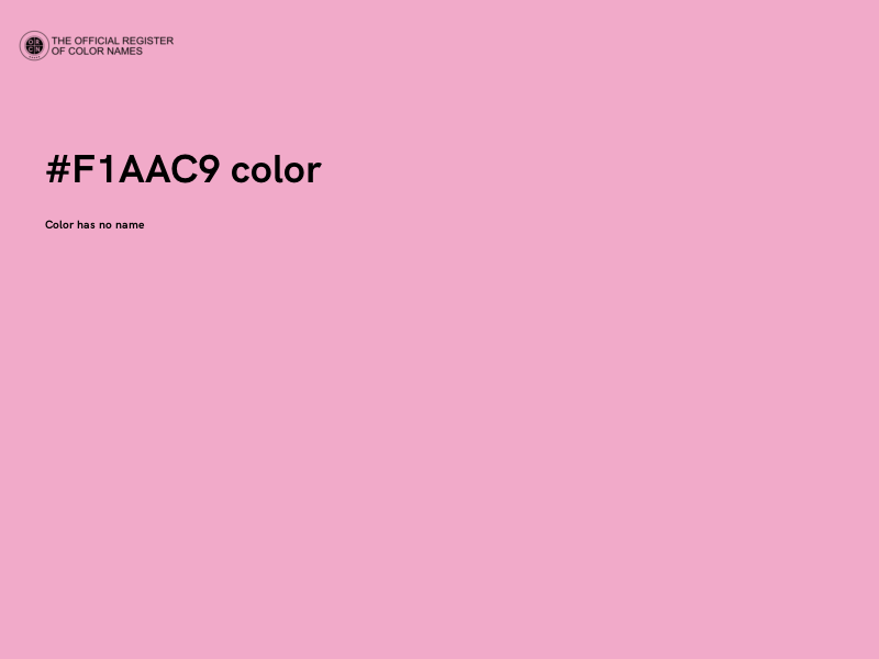 #F1AAC9 color image