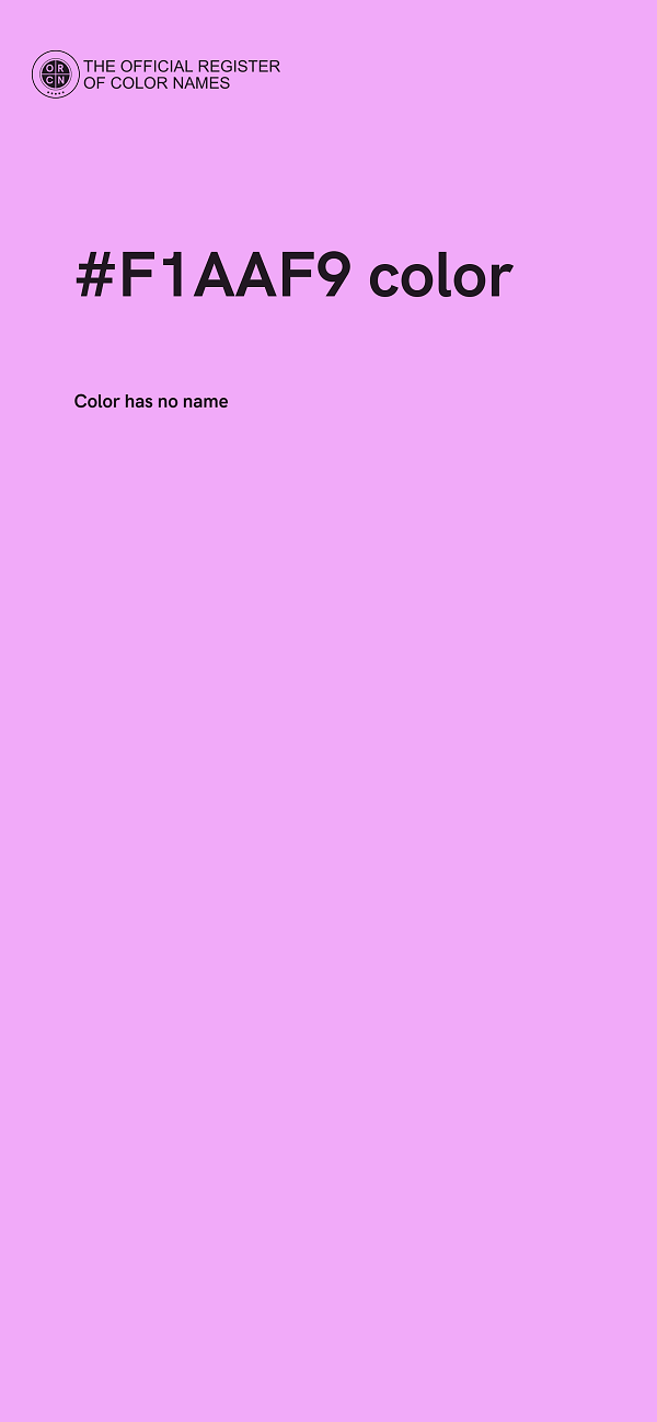 #F1AAF9 color image