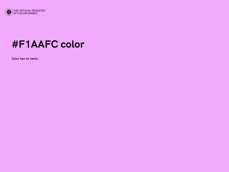 #F1AAFC color image
