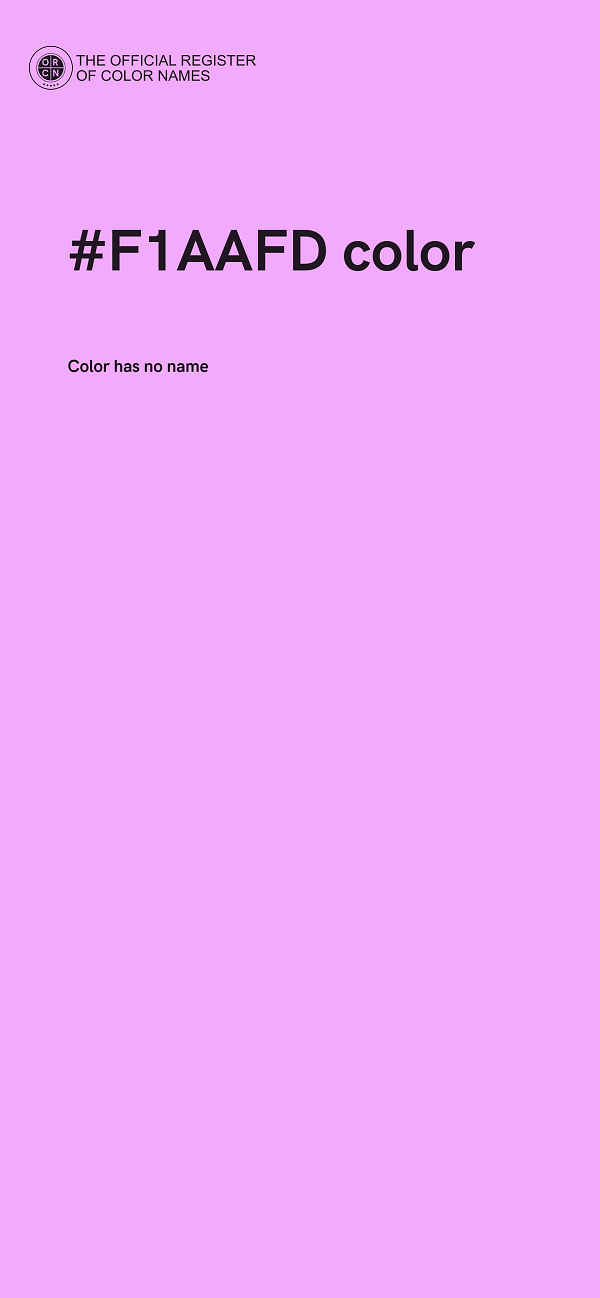 #F1AAFD color image
