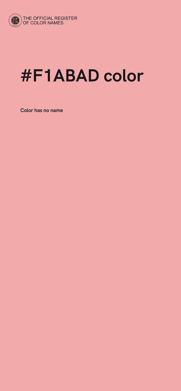 #F1ABAD color image