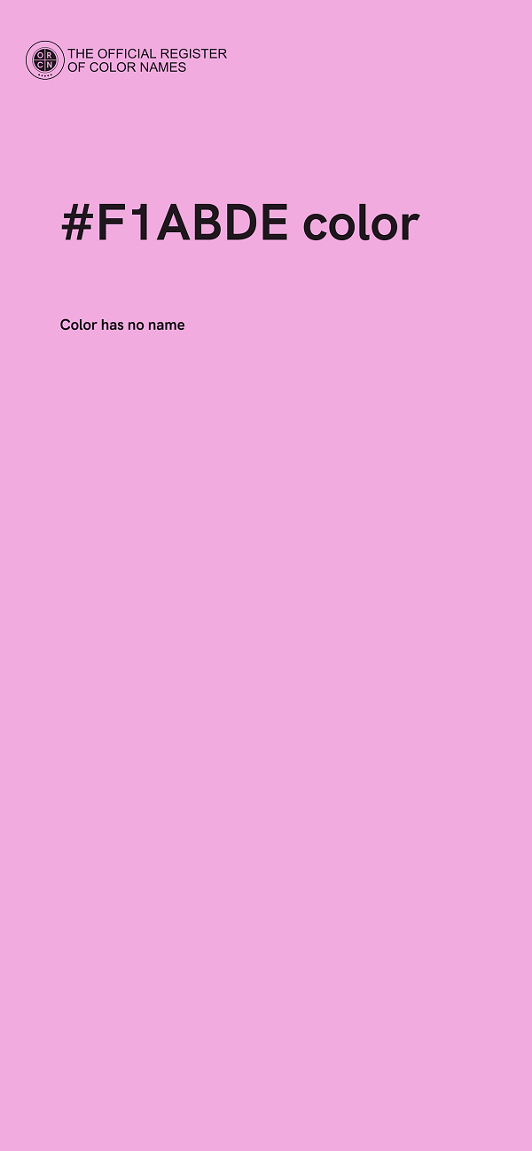 #F1ABDE color image