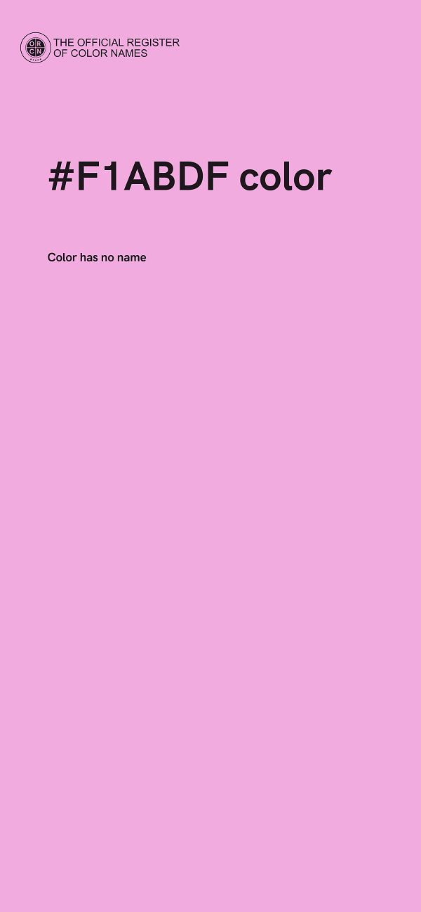 #F1ABDF color image