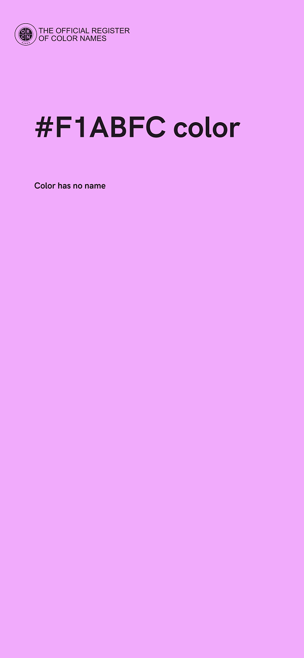 #F1ABFC color image
