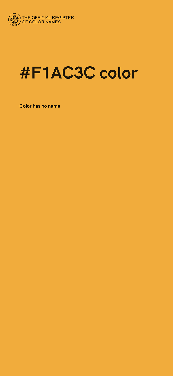 #F1AC3C color image