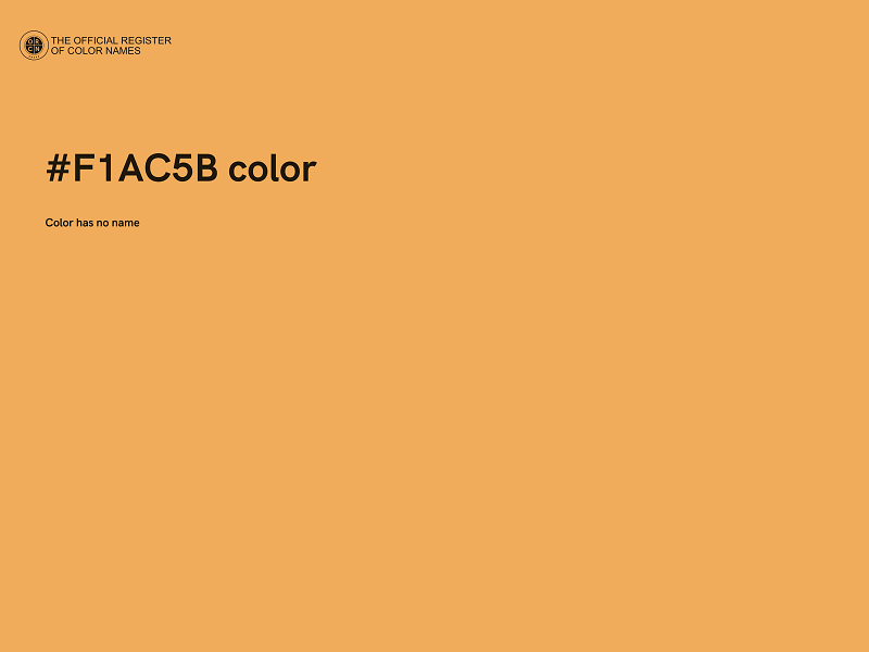 #F1AC5B color image