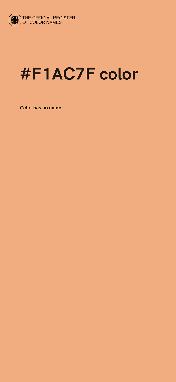 #F1AC7F color image