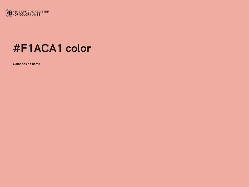 #F1ACA1 color image