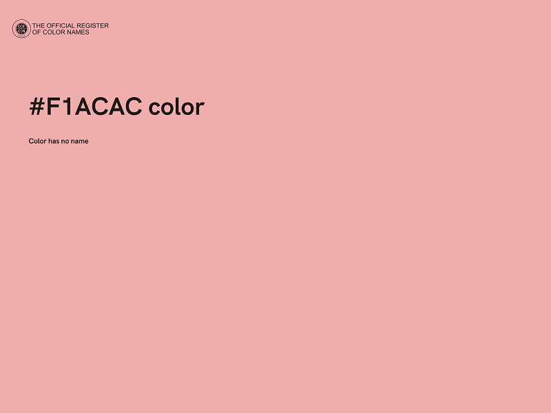 #F1ACAC color image