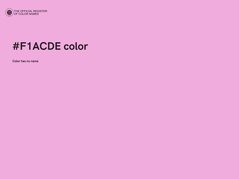 #F1ACDE color image