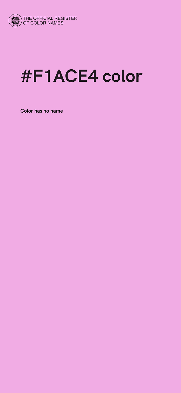 #F1ACE4 color image