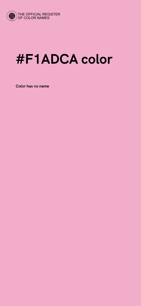 #F1ADCA color image