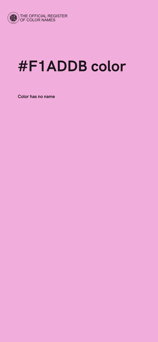 #F1ADDB color image