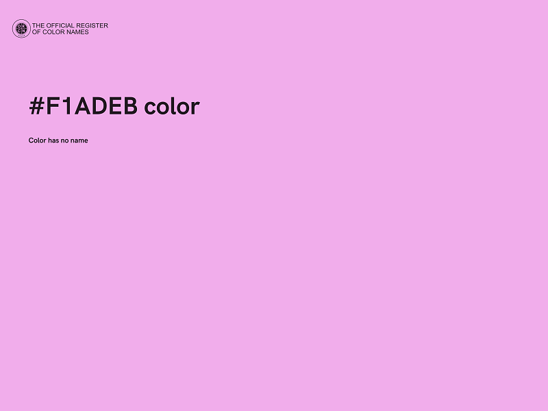 #F1ADEB color image