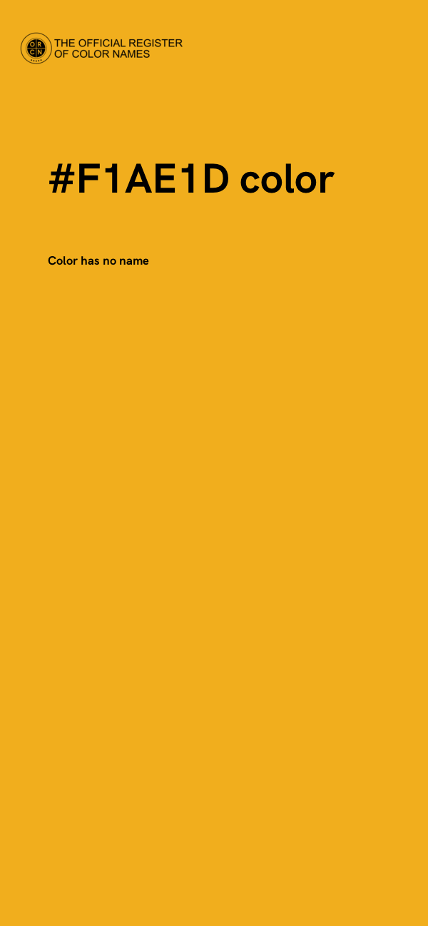 #F1AE1D color image