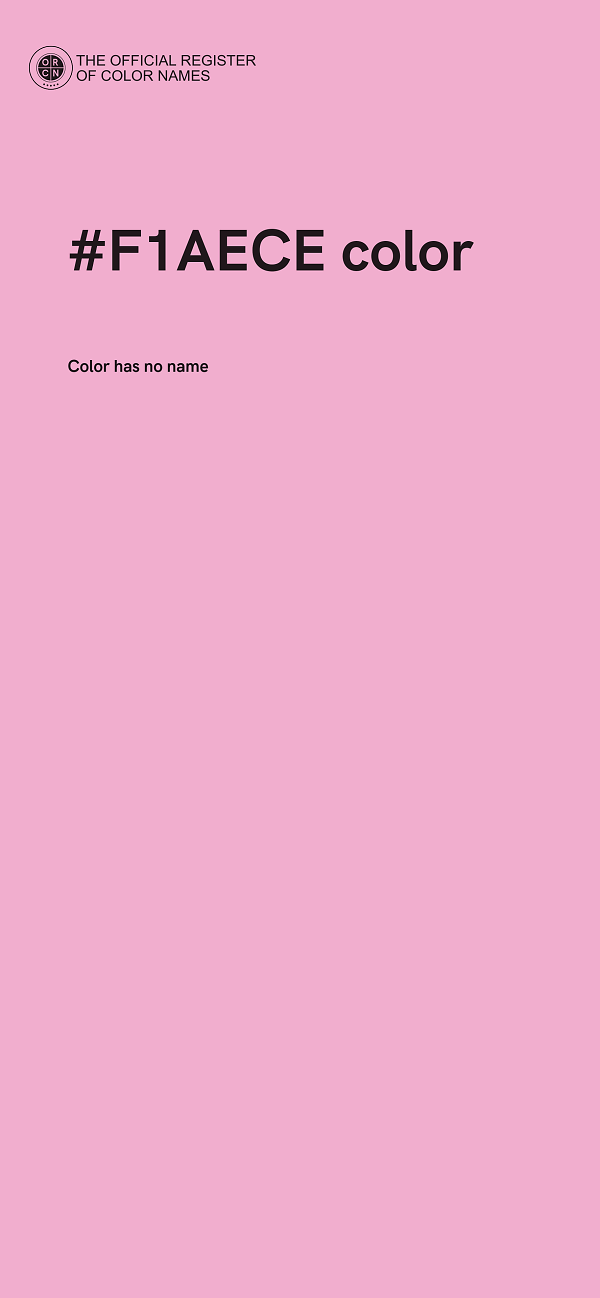 #F1AECE color image