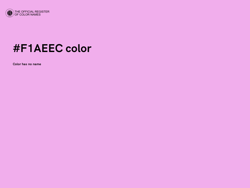 #F1AEEC color image