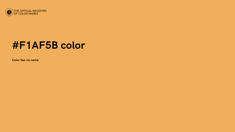 #F1AF5B color image